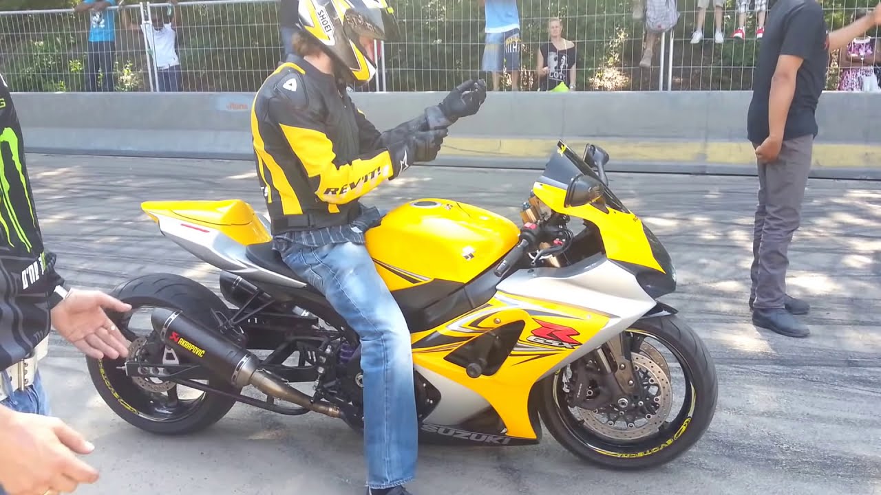 Crazy 6Th Gear Drifting Suzuki GSX-R1000