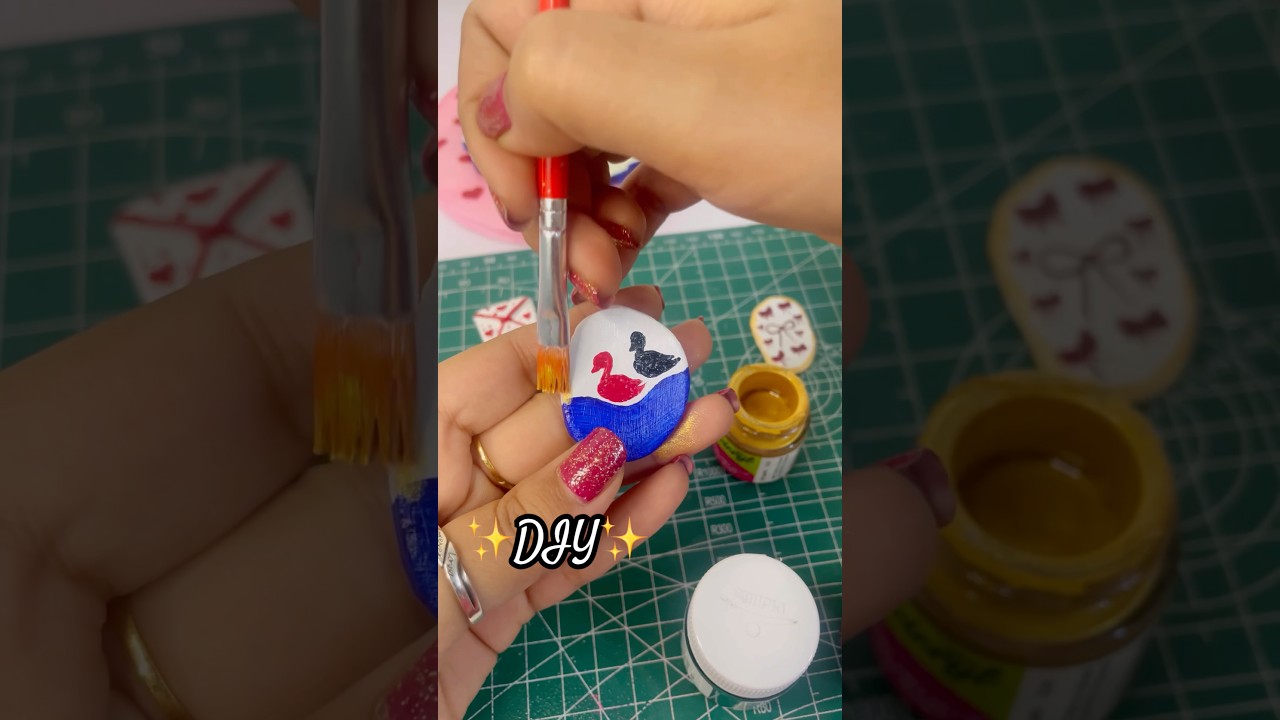 I saw it so i made it ✨| fridge magnets | #diy #magnet #craft #claycraft