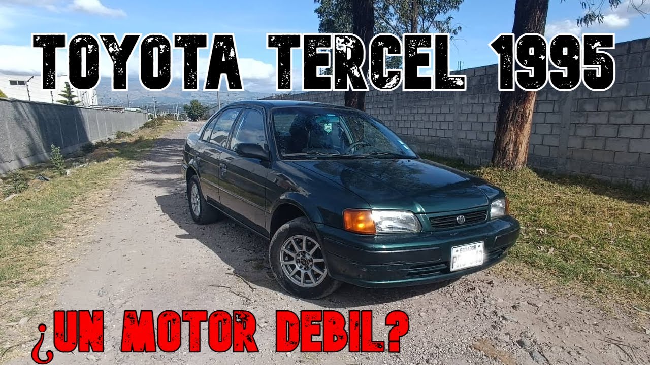Review Toyota Tercel 1995, un auto de casi 30 años con interiores impecables?(Aceite y Alcohol)