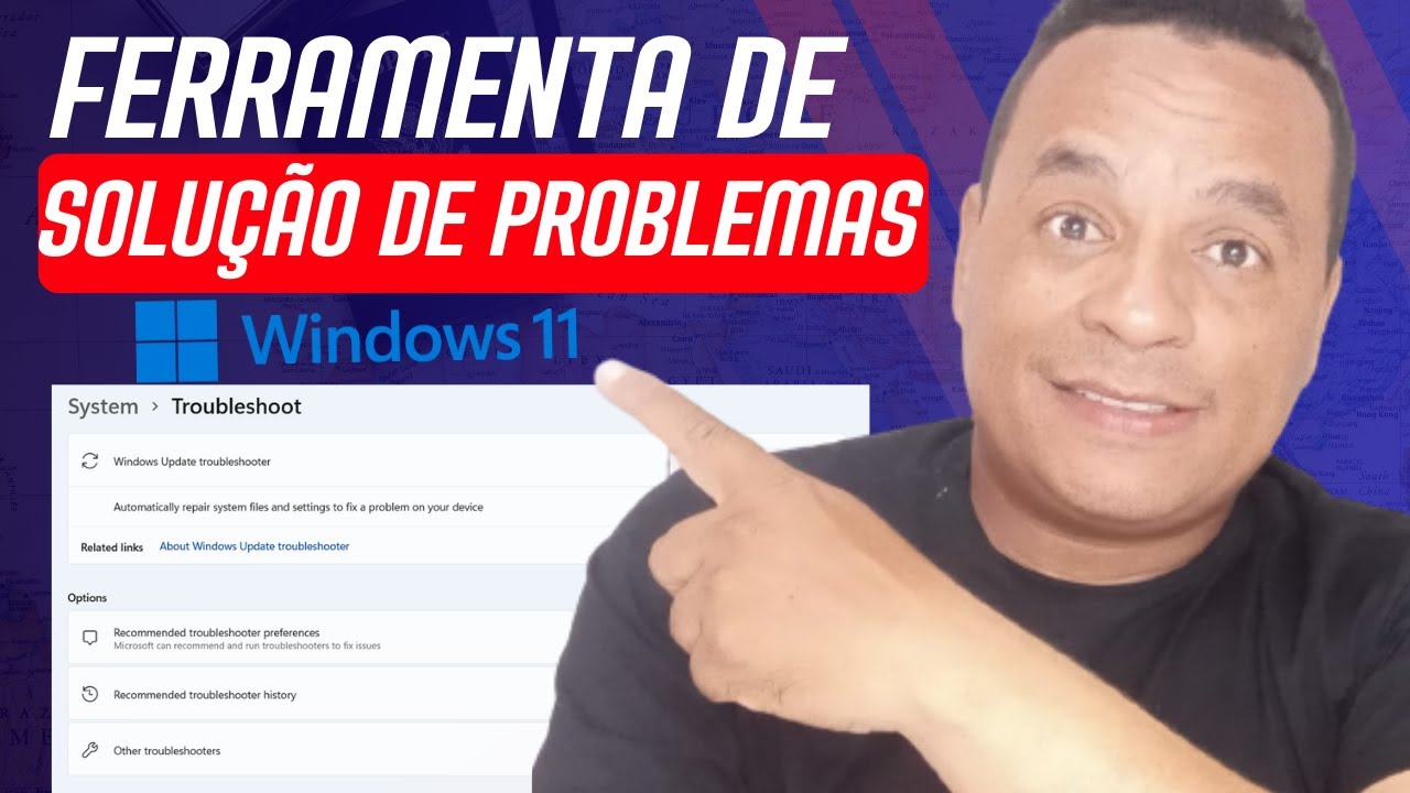 Solucionador de problemas do Windows 11