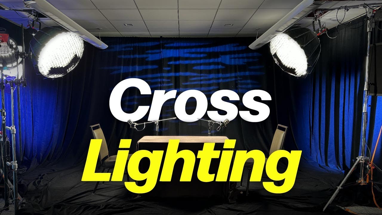 How to, Cross Key Interview Lighting | Podcast Light - Pro Vlog 57