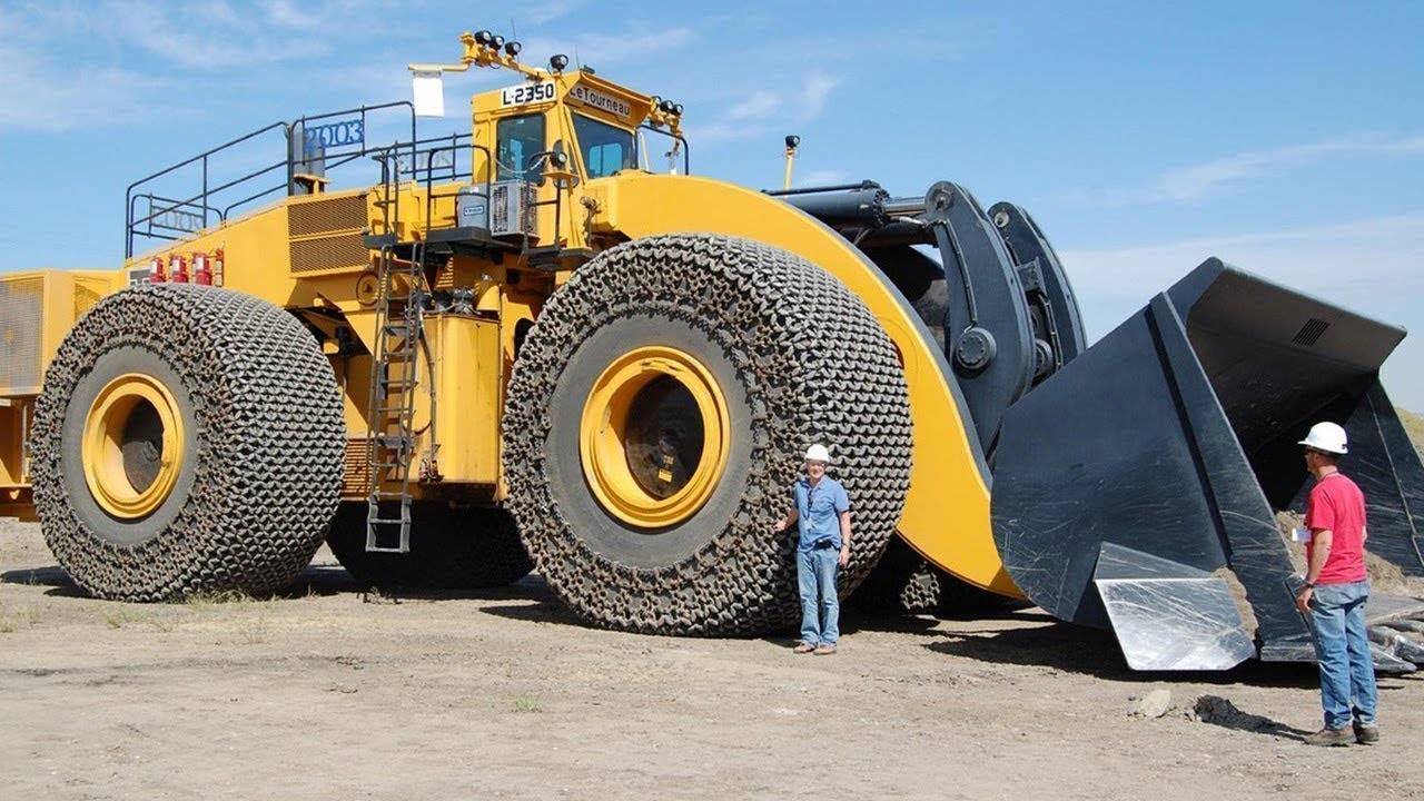 أكبر رافعة تحميل في العالم !!  wheel loader