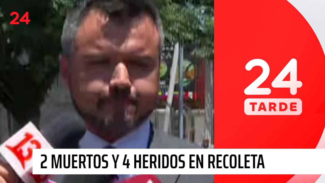Balacera en Recoleta deja 2 muertos y 4 heridos | 24 Horas TVN Chile