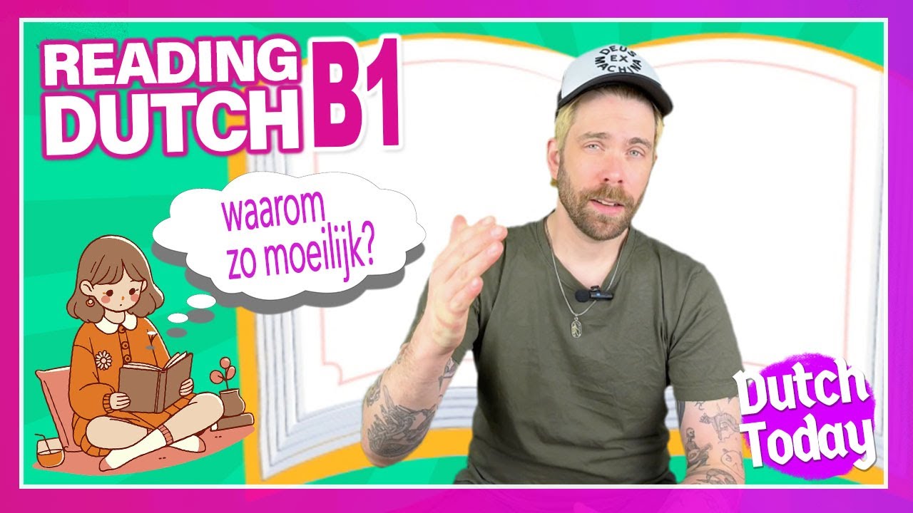 LEZEN oefenen B1 NT2 // NEDERLANDSE LES // DUTCH LESSON