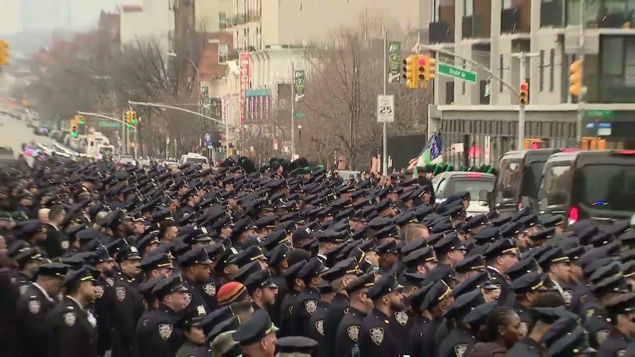 Procession for slain NYPD officer Adeed Fayaz