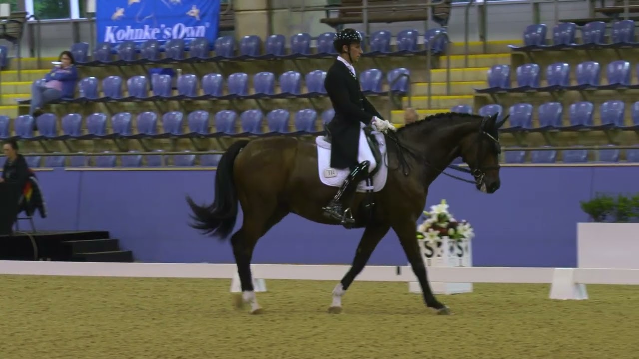 Jayden Brown and Willinga Park Sky Diamond place 2nd in the Grand Prix CDI3* at the Sydney CDLite