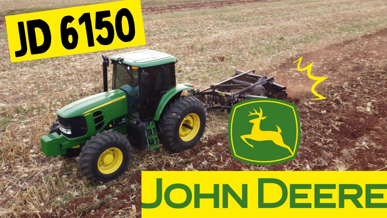 Testando o JohnDeere 6150 de 150hp