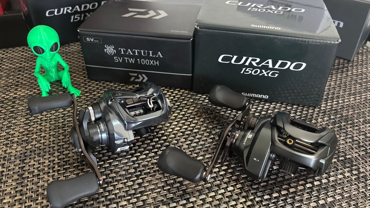 Daiwa Tatula 100 VS Shimano Curado MGL 150, entenda as diferenças nesse vídeo 😁🎣🚀