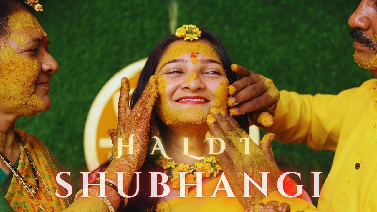 Our Haldi Ceremony | A Splash of Love & Laughter 💛 | SHUBHRAJ