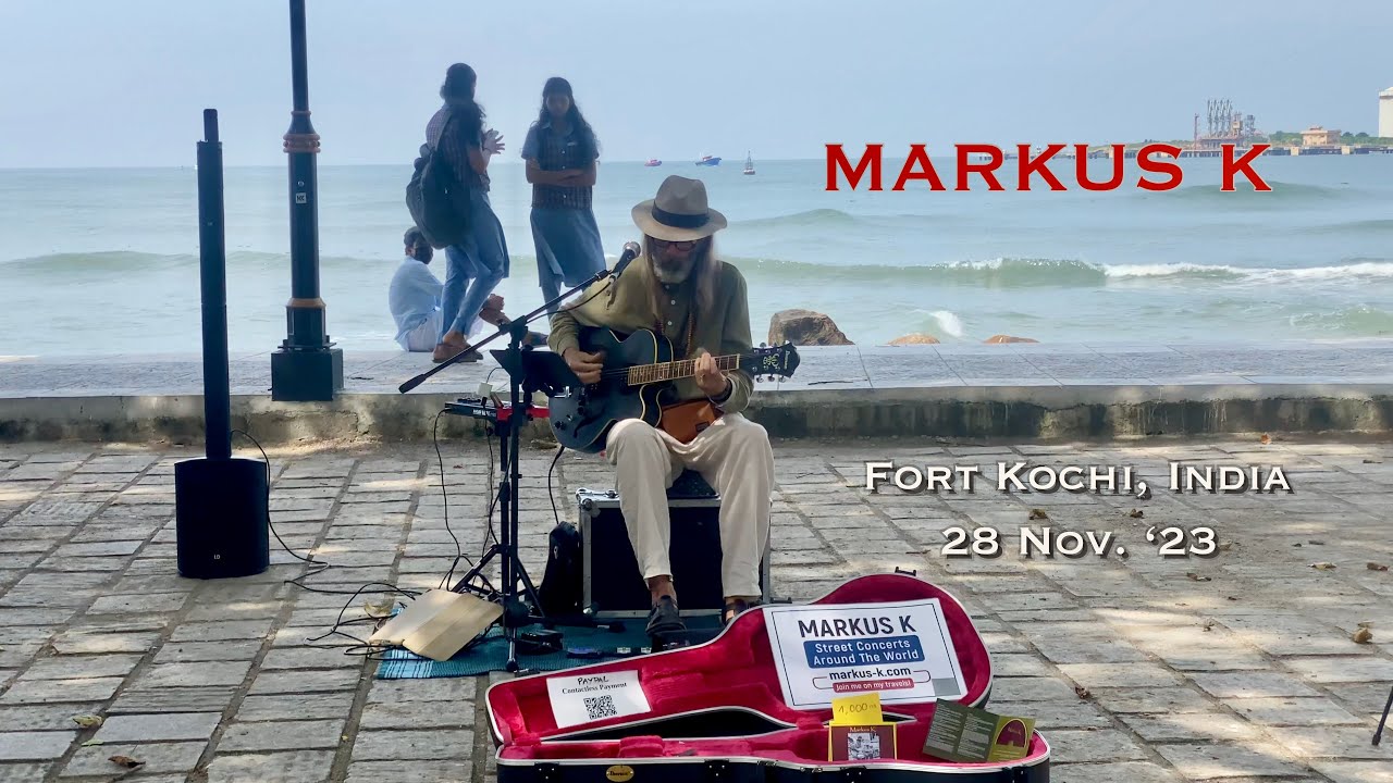 Euro Busker Arrives in Fort Kochi India - A Busker&rsquo;s Paradise