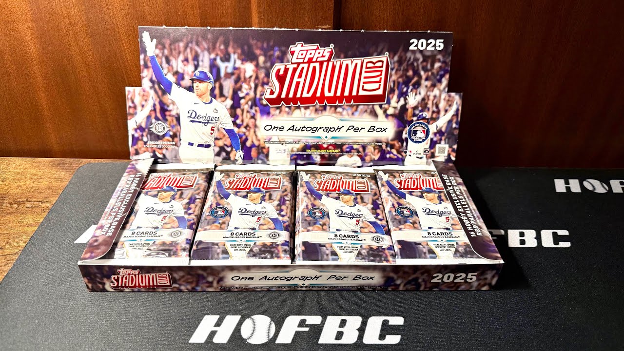 В продаже прямо сейчас!! Бейсбольная карточка Topps Stadium Club 2025 года!