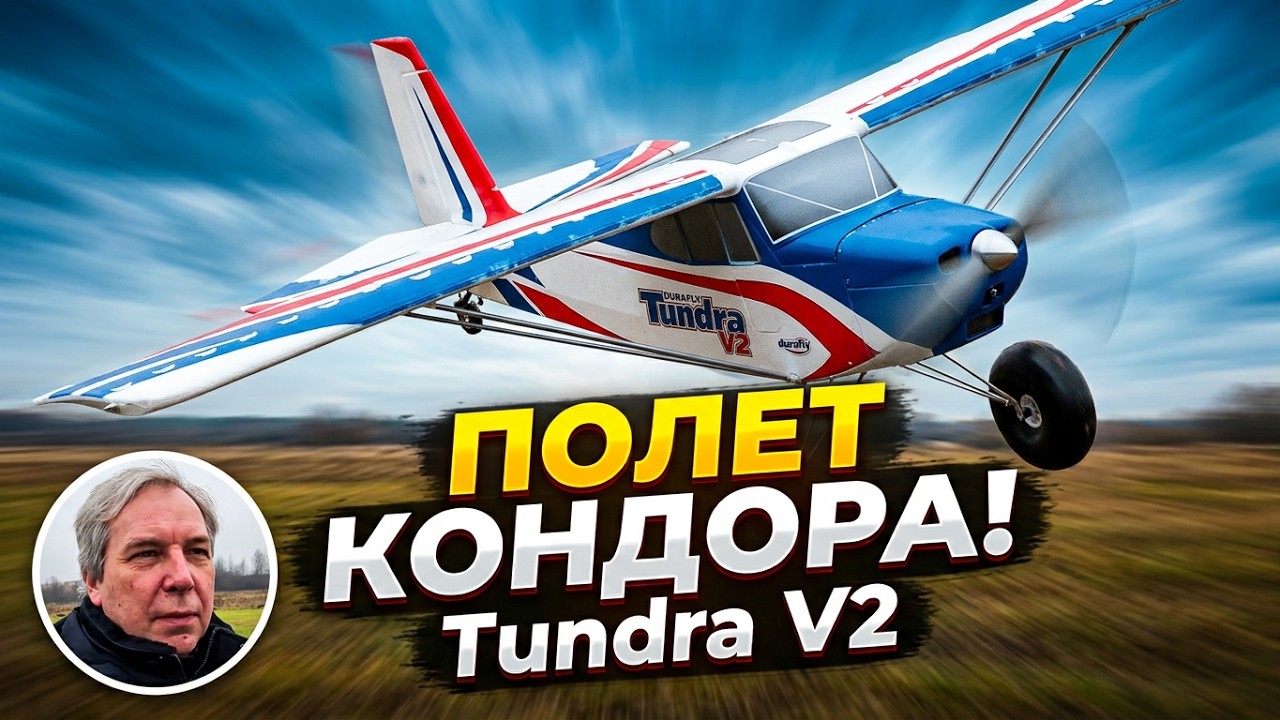 Полет кондора. Самолет Durafly Tundra V2 1300mm.