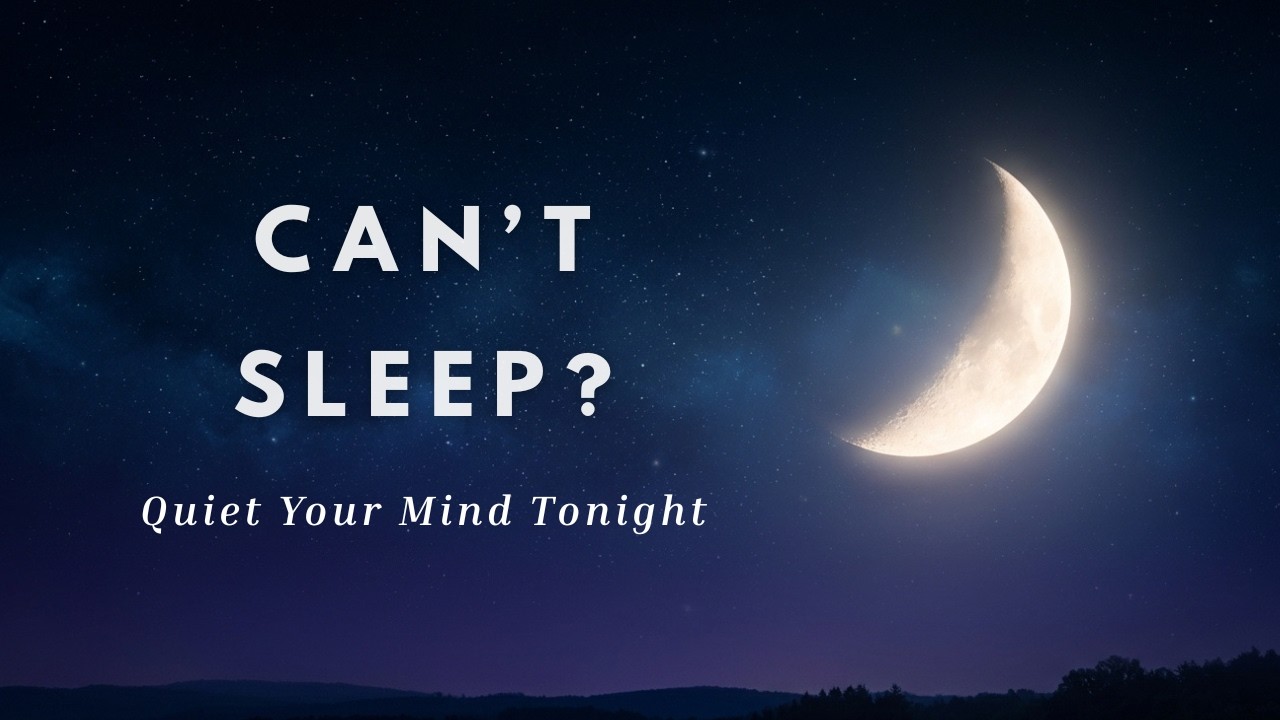 Fall Asleep Without Overthinking | 1 Hour Calm Night Ambience 🌙