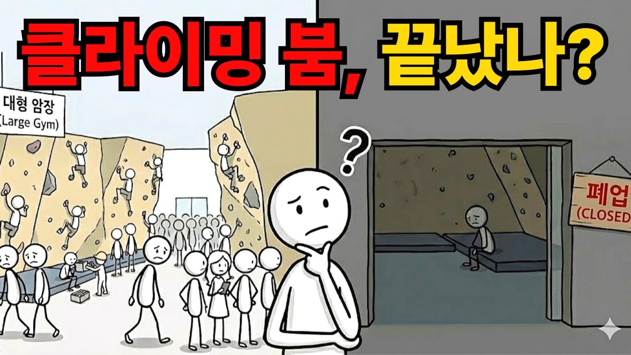 조용히 무너지는 클라이밍장들