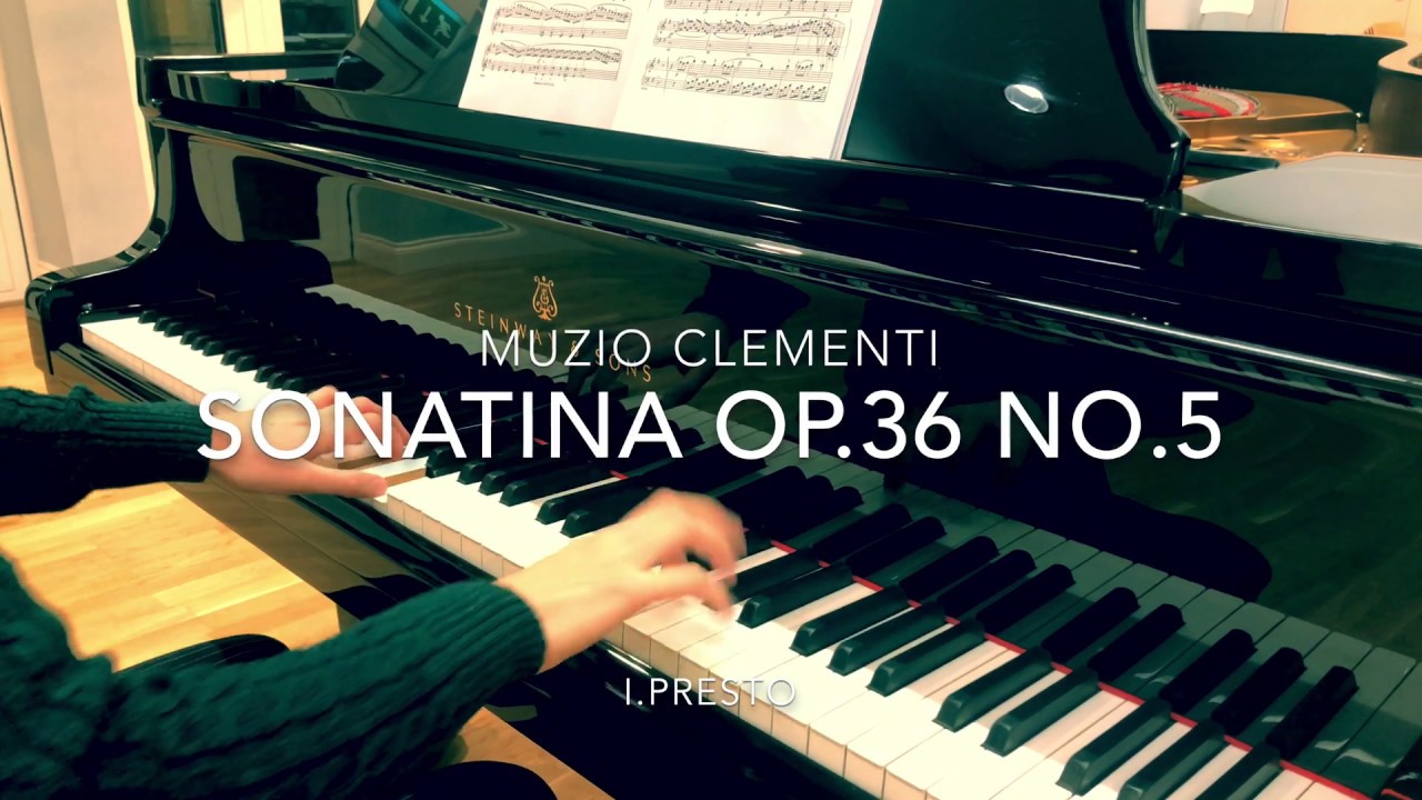 Clementi Sonatina Op.36 No.5, I. Presto