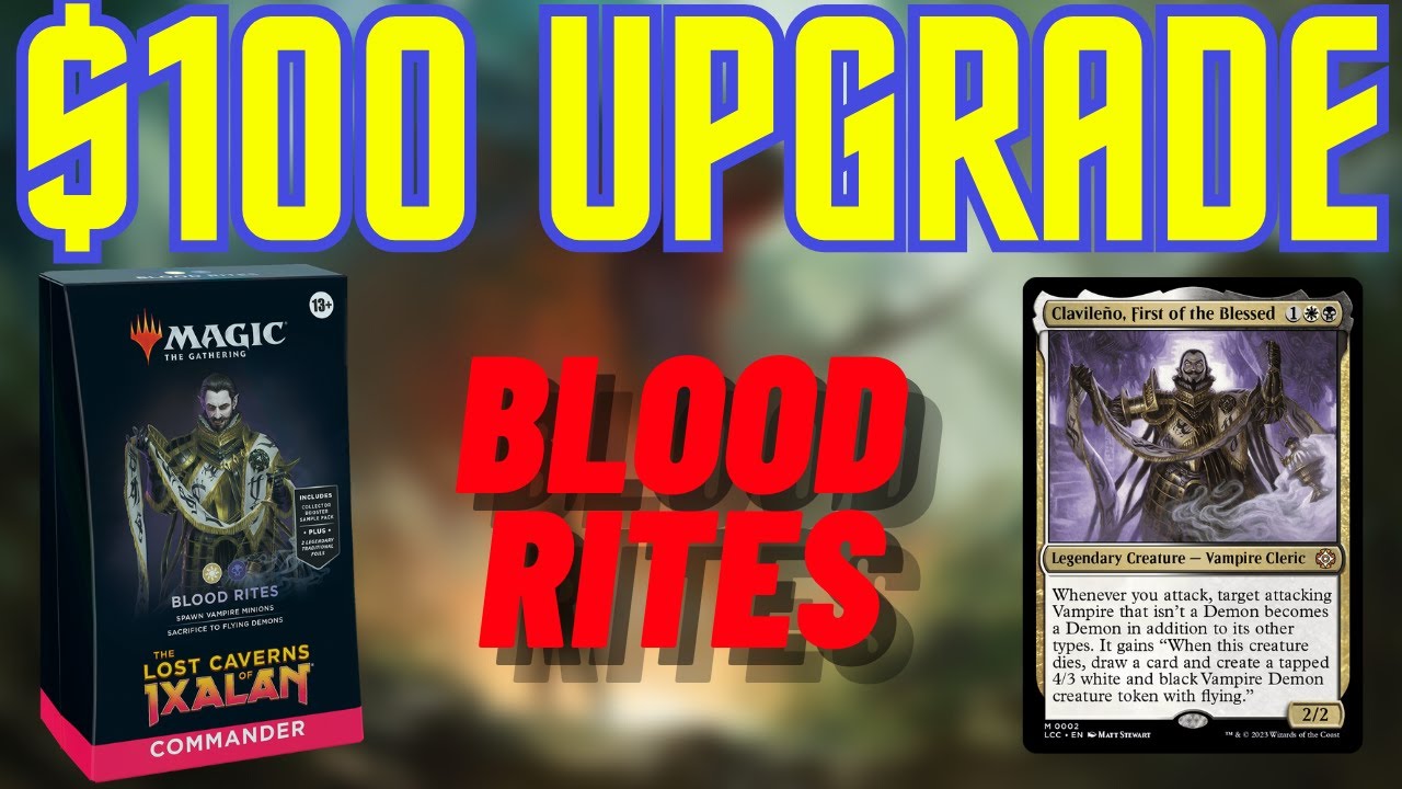 Blood Rites Upgrade - Improving the Precon Commander Deck with $100