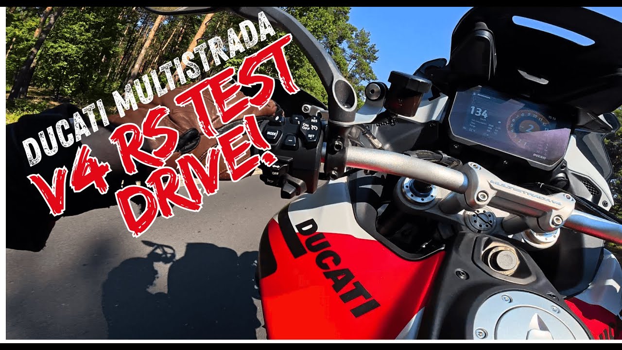 Ducati Multistrada V4 RS - Test Drive, Acceleration, Wheelies - pure fun!