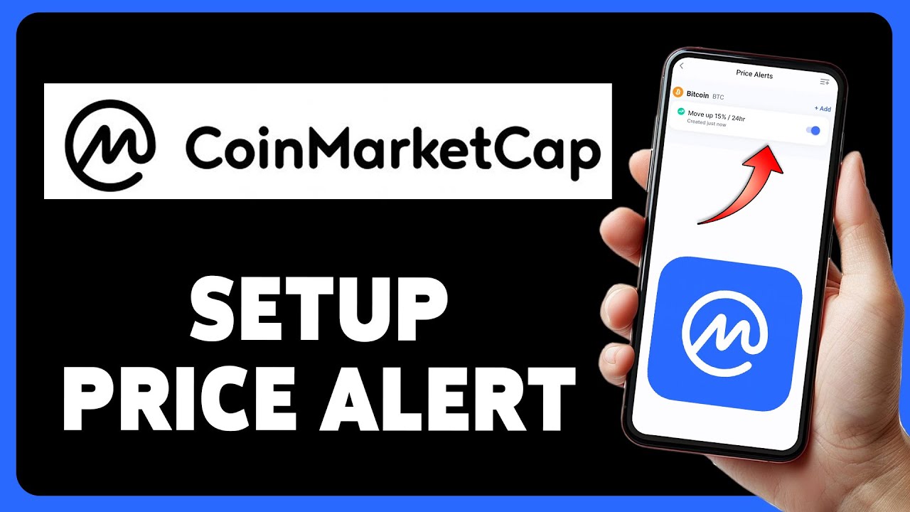 How To Setup Price Alert On CoinMarketCap App 2024 | Add Price Alert & Monitor Market Tutorial