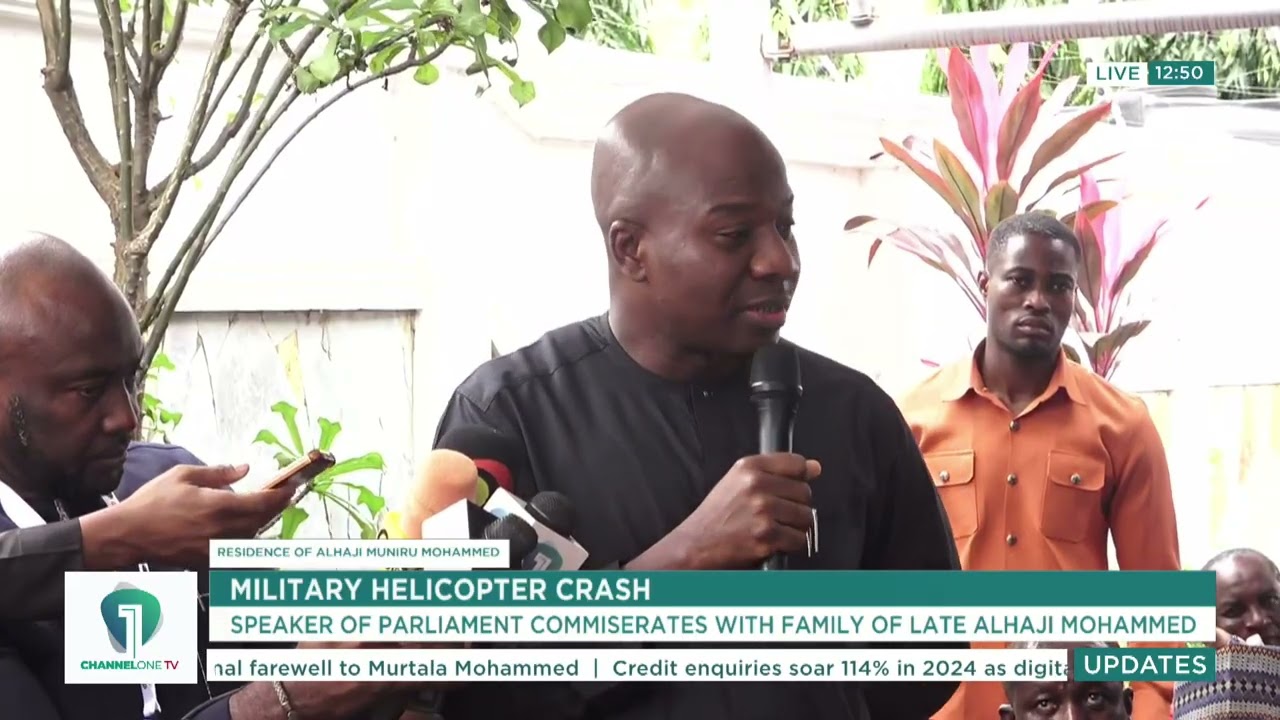 Bagbin Consoles Muniru’s Family: “In All Things, Give Thanks to God” | Channel One News