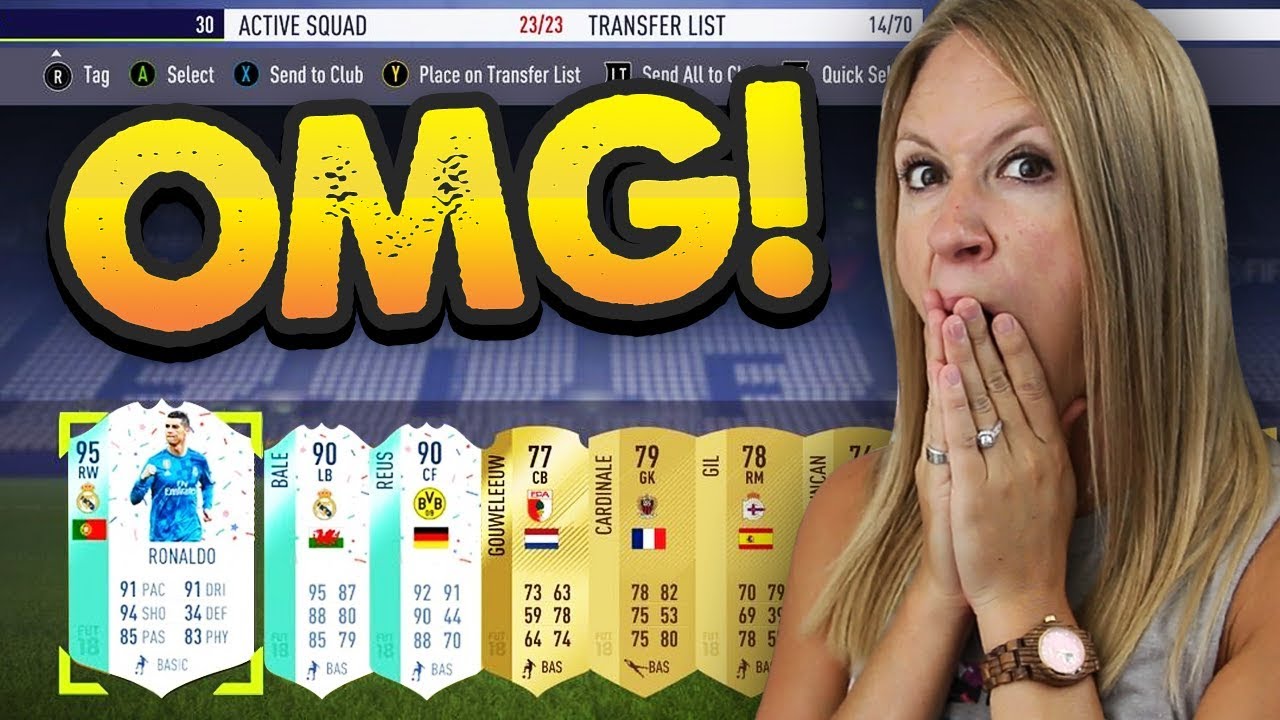 FUT BIRTHDAY RONALDO & HAZARD IN A PACK!! FIFA 18 ULTIMATE TEAM