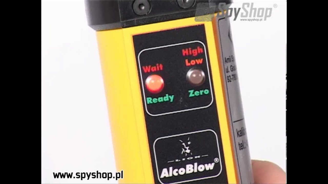 Bezustnikowy alkomat AlcoBlow do szybkich test&oacute;w na spożycie alkoholu