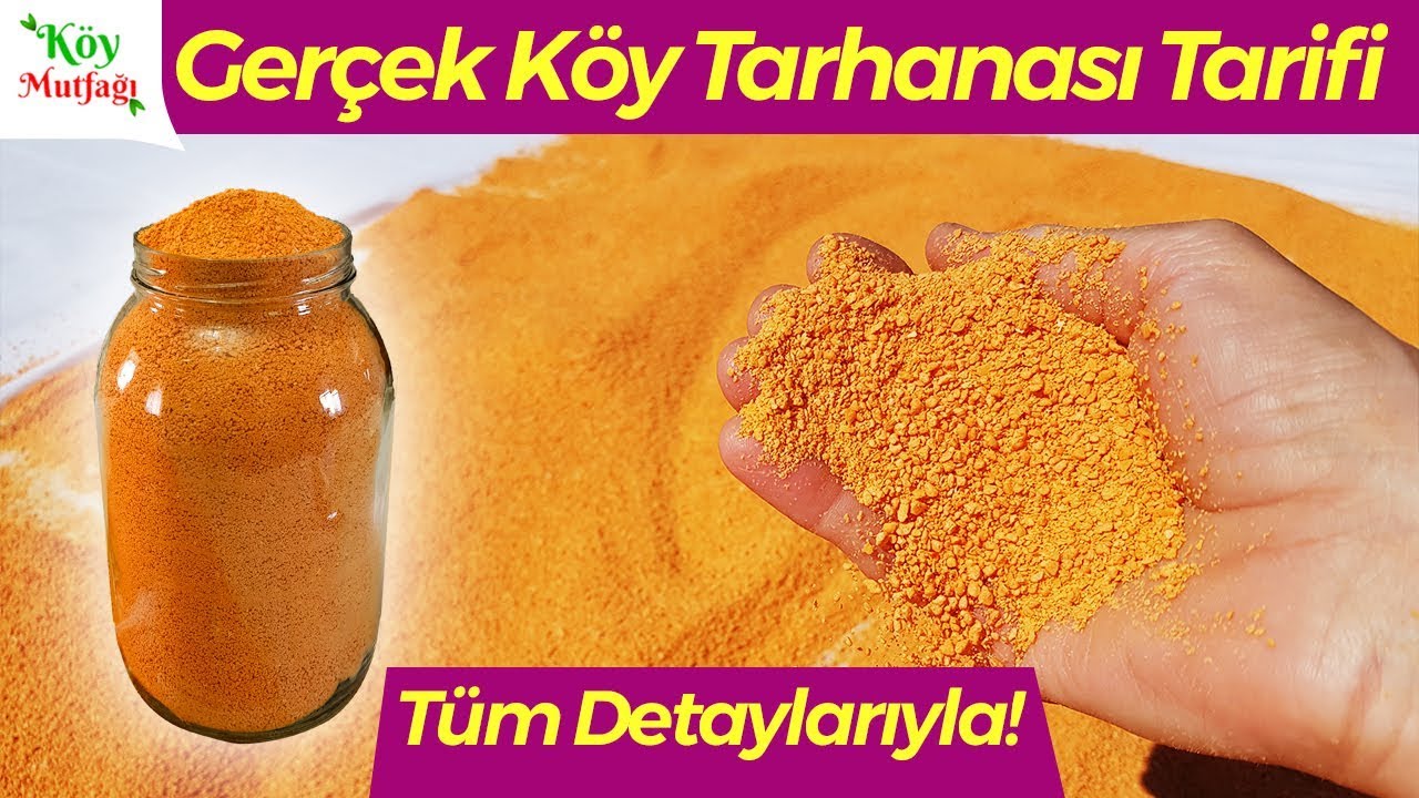 Tüm Ayrıntılarıyla Kuru Köy Tarhanası Nasıl Yapılır? Güneşte Kuruyan Tarhana | Emine'nin Köy Mutfağı