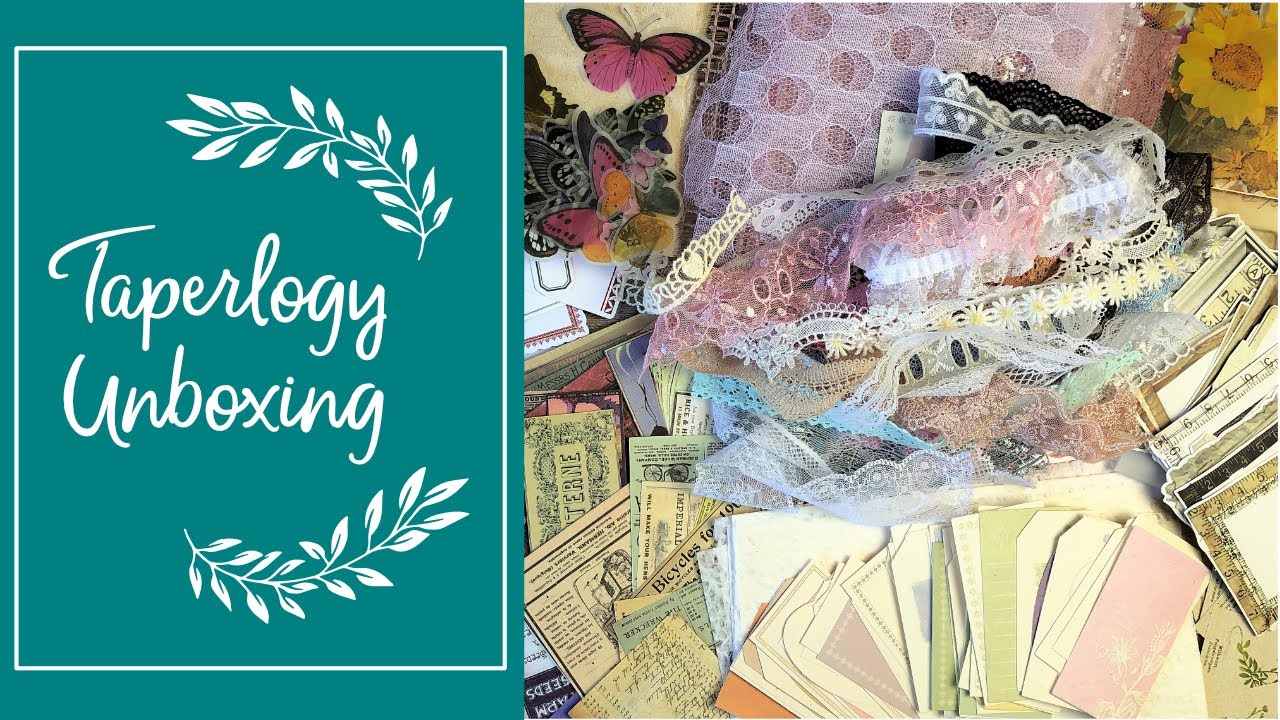 Taperlogy Unboxing | Papers | Ephemera | Laces | Stickers