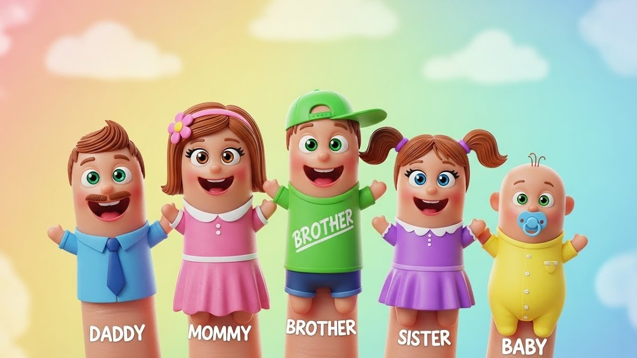 Finger Family Nursery Rhyme 👶 | Sing Along with Baby Giggles TV