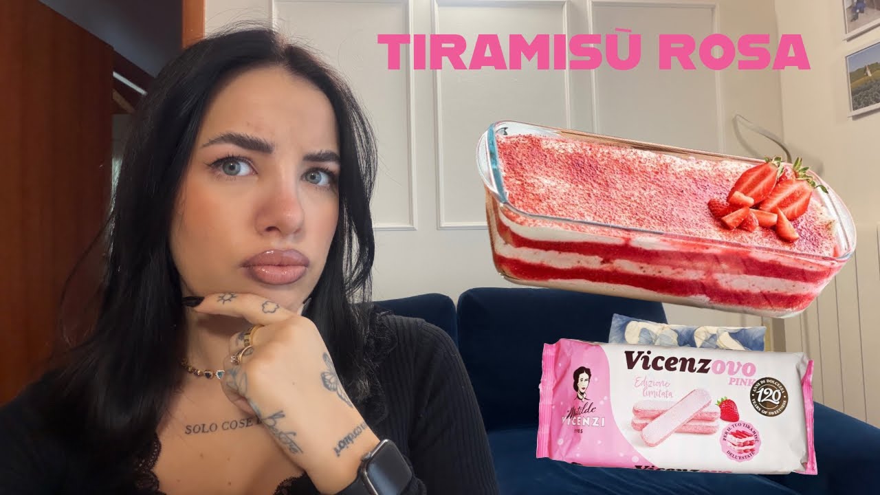 PREPARIAMO IL TIRAMISÚ ROSA 🤩 | Nicole Mologni