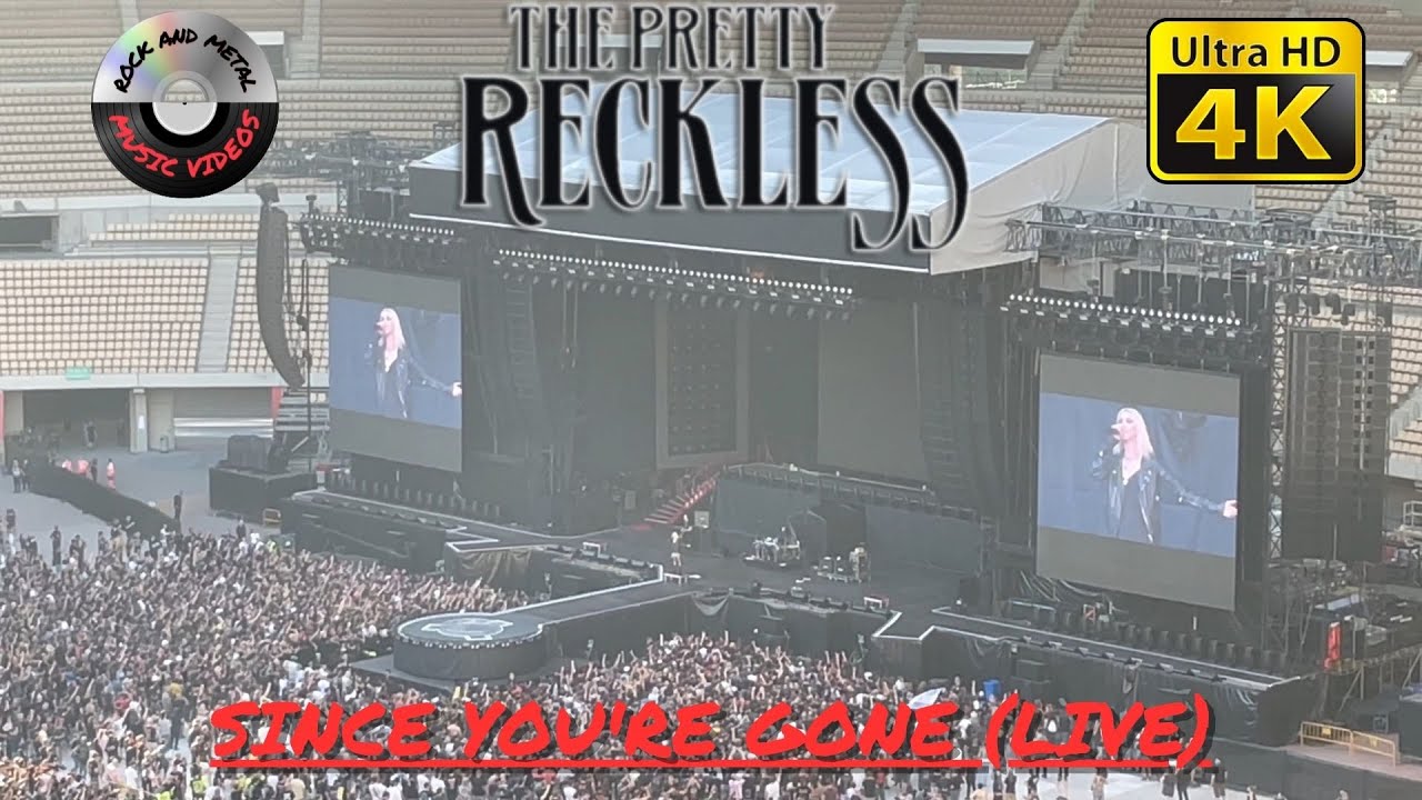 💿 The Pretty Reckless - Since You're Gone [❗opening for AC/DC❗// live Sevilla 2024 // Ultra HD 4K] 💿
