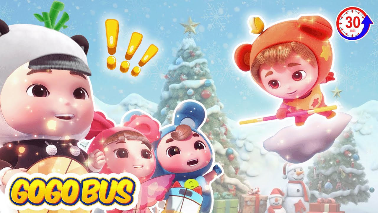 Giáng Sinh Vui Nhộn 🎄 Hoạt Hình Thiếu Nhi 🚔 Cảnh Sát Trưởng GOGO Bus