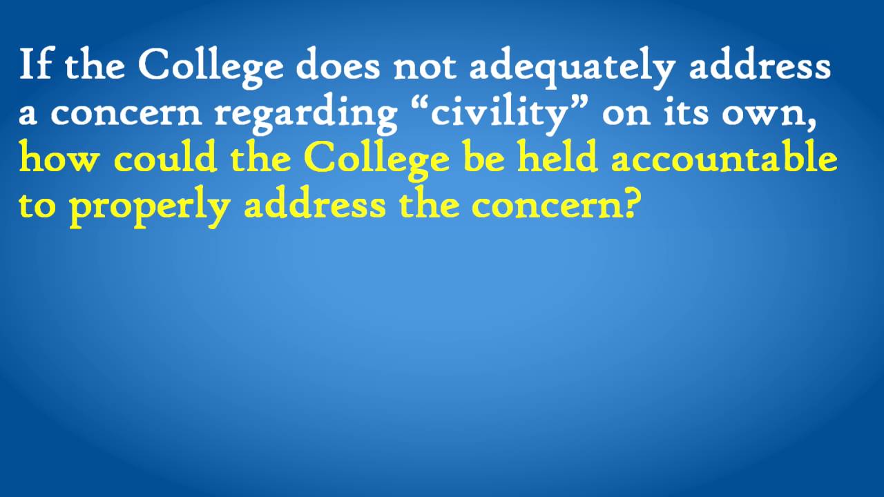 EHPRO Discussion 1D - Accountability of the College and Committee Members