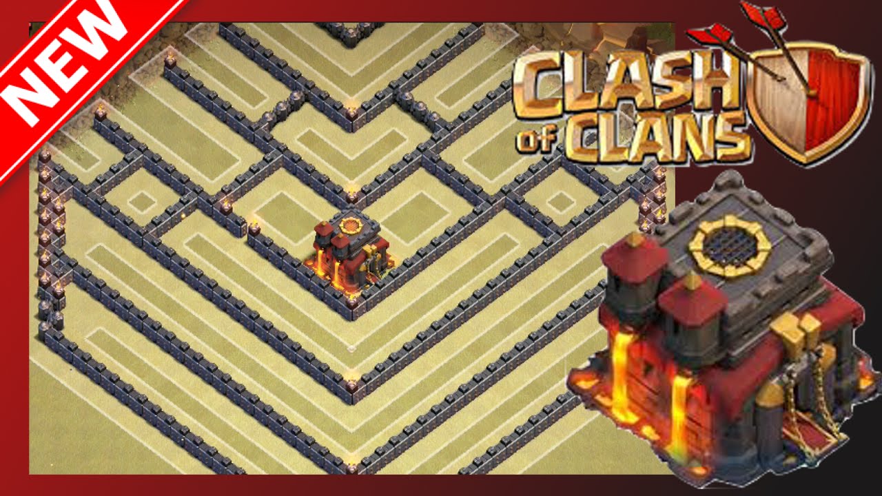 The BEST New TH10 War Base! 