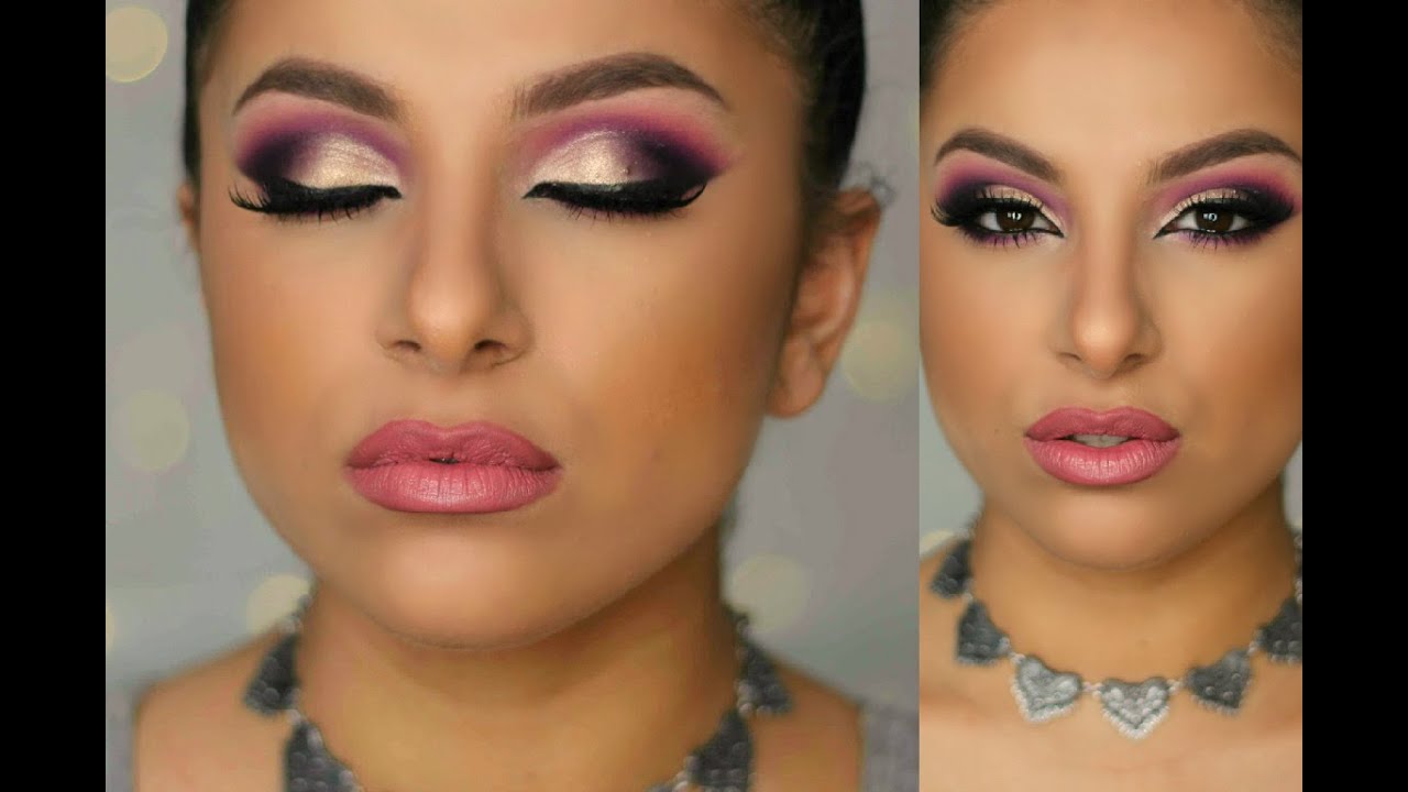 Purple & Gold Glam Makeup Tutorial | Makeup By Leyla