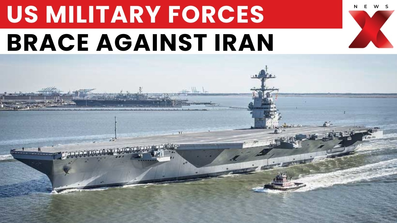 US Deploys F-35, F-22 Jets & USS Gerald R. Ford Amid Rising Iran Tensions | NewsX
