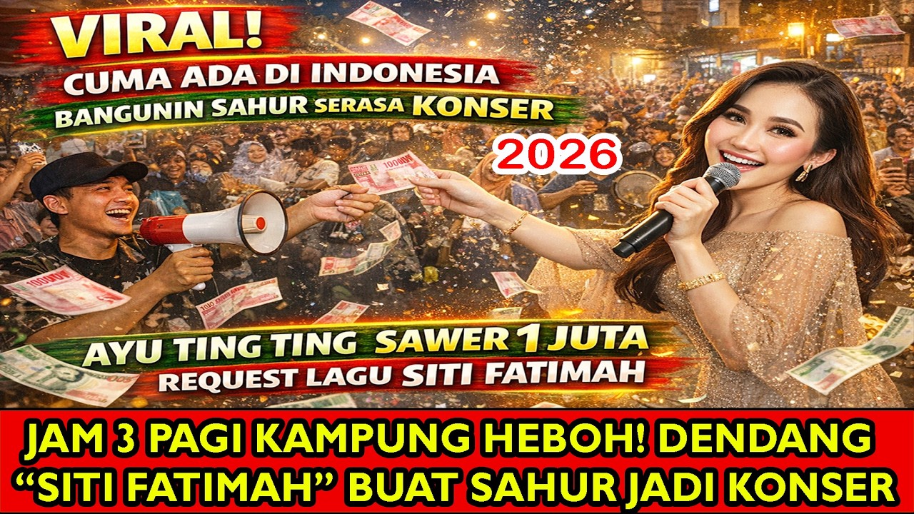 VIRAL! BANGUNIN SAHUR PAKAI LAGU “SITI FATIMAH”, WARGA SAMPAI IKUT NYANYI! | REACTION