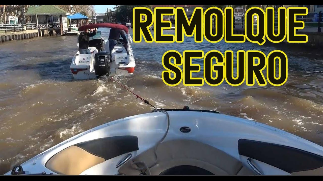 Remolque seguro de las embarcaciones deportivas