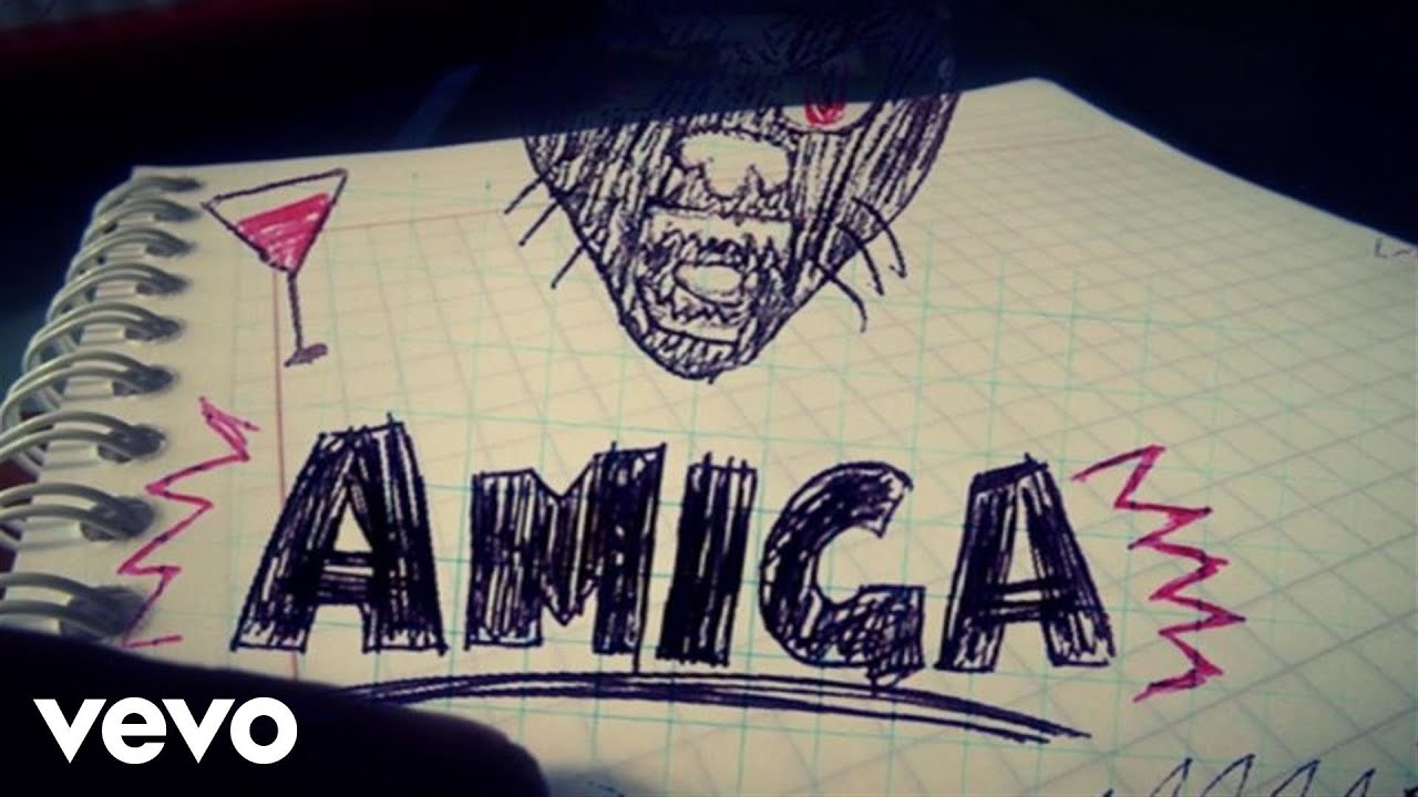 Comisario Pantera - Amiga (Lyric Video)