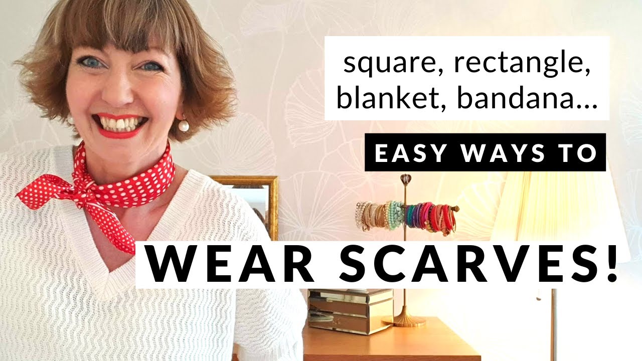 Easy ways to wear and style scarves! Dressing Your Truth, type 1