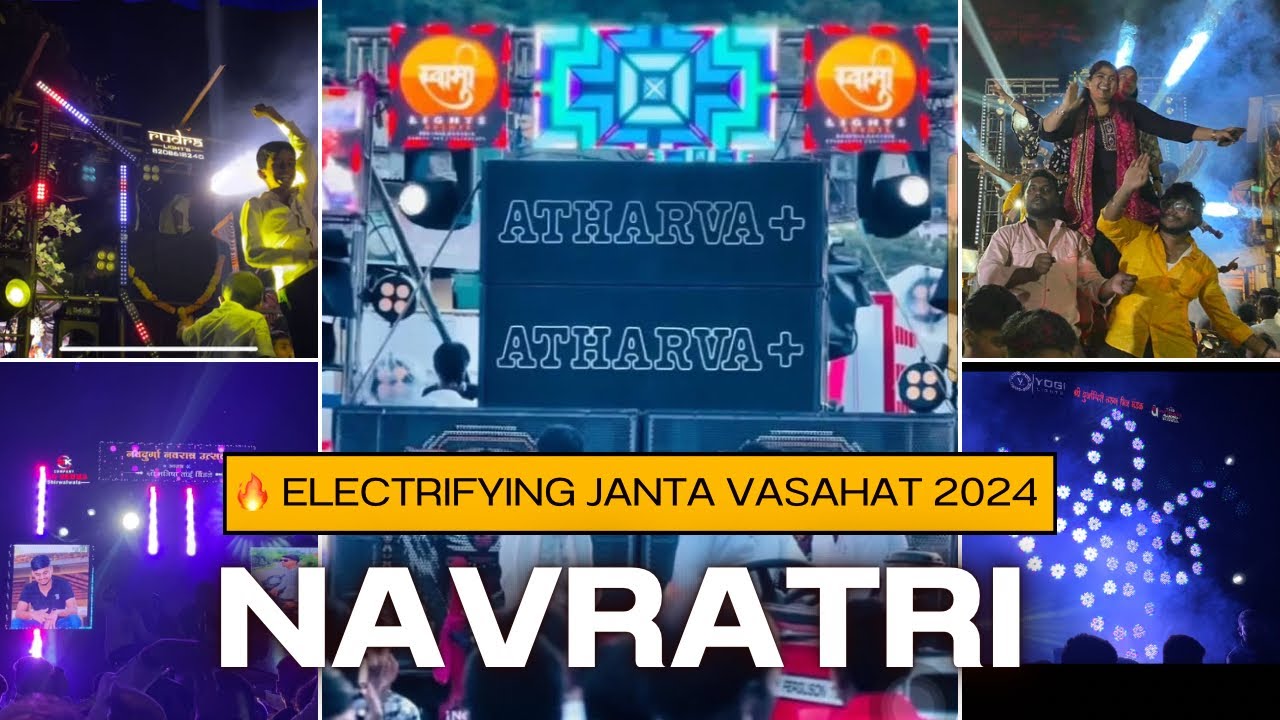 🔥 Electrifying Navratri Vibes | Janta Vasahat Navratri 2024 | Ultimate Sound System Experience 🔥