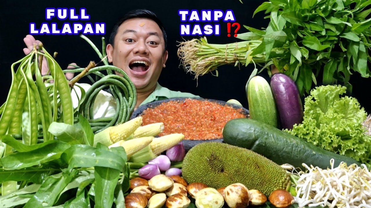 MAKAN BESAR⁉️ LALAPAN MENTAH TANPA NASI JENGKOL MUDA KANGKUNG GORI SPESIAL MENUJU 200RIBU SUBSCRIBER