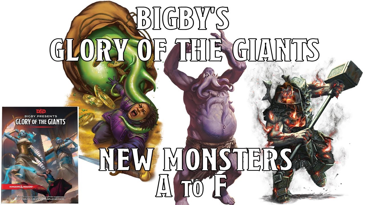 Новые монстры в книге Bigby's Glory of the Giants, от A до F | Nerd Immersion