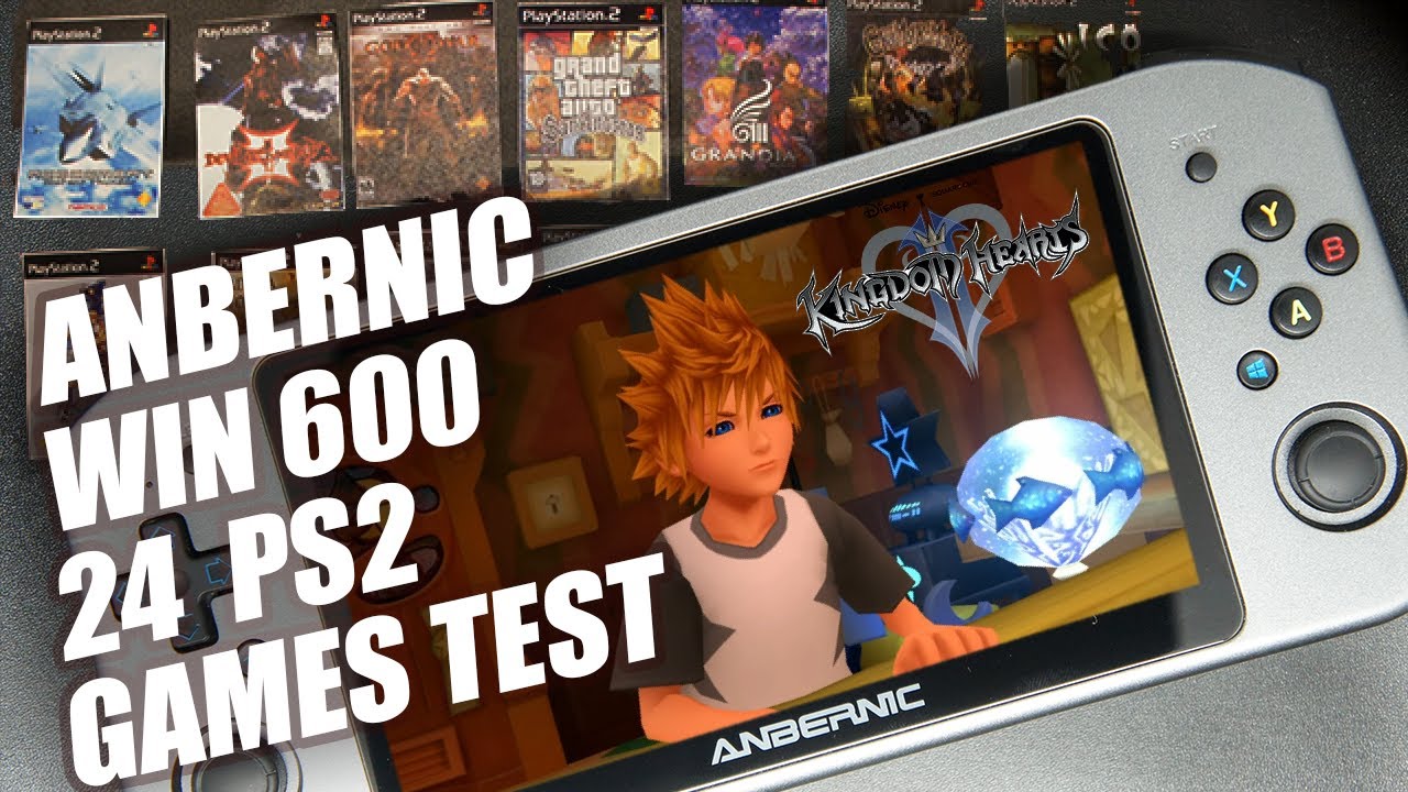 We tested 24 PS2 games on the Anbernic WIN600 3020e