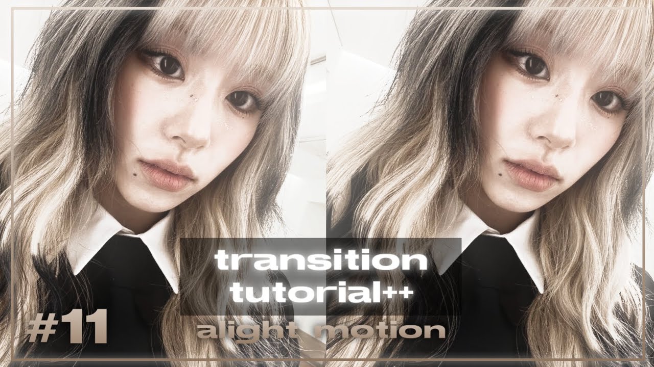 glitch transition tutorial #11 on||alight motion+
