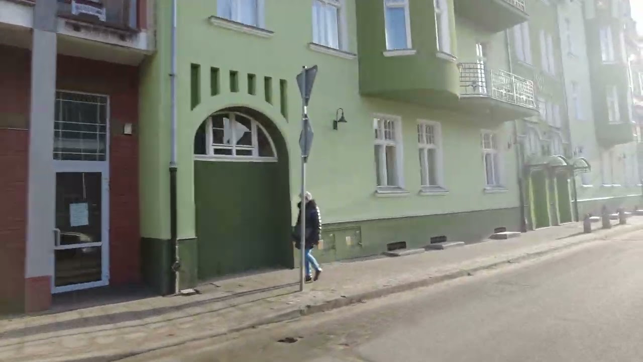 Malbork,  przejazd przez miasto. Nie tylko dla tych co za granicą📹19.01.2022