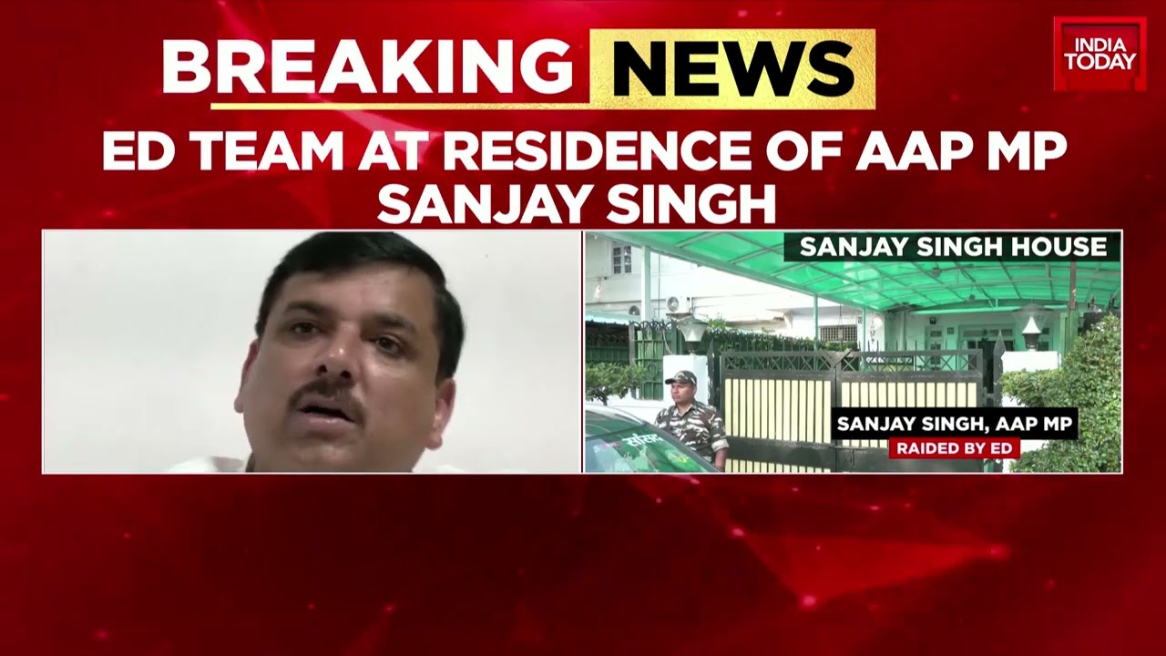 ED Raids AAP MP, Sanjay Singh&rsquo;s Residence, Search Underway Over Delhi Liquorgate