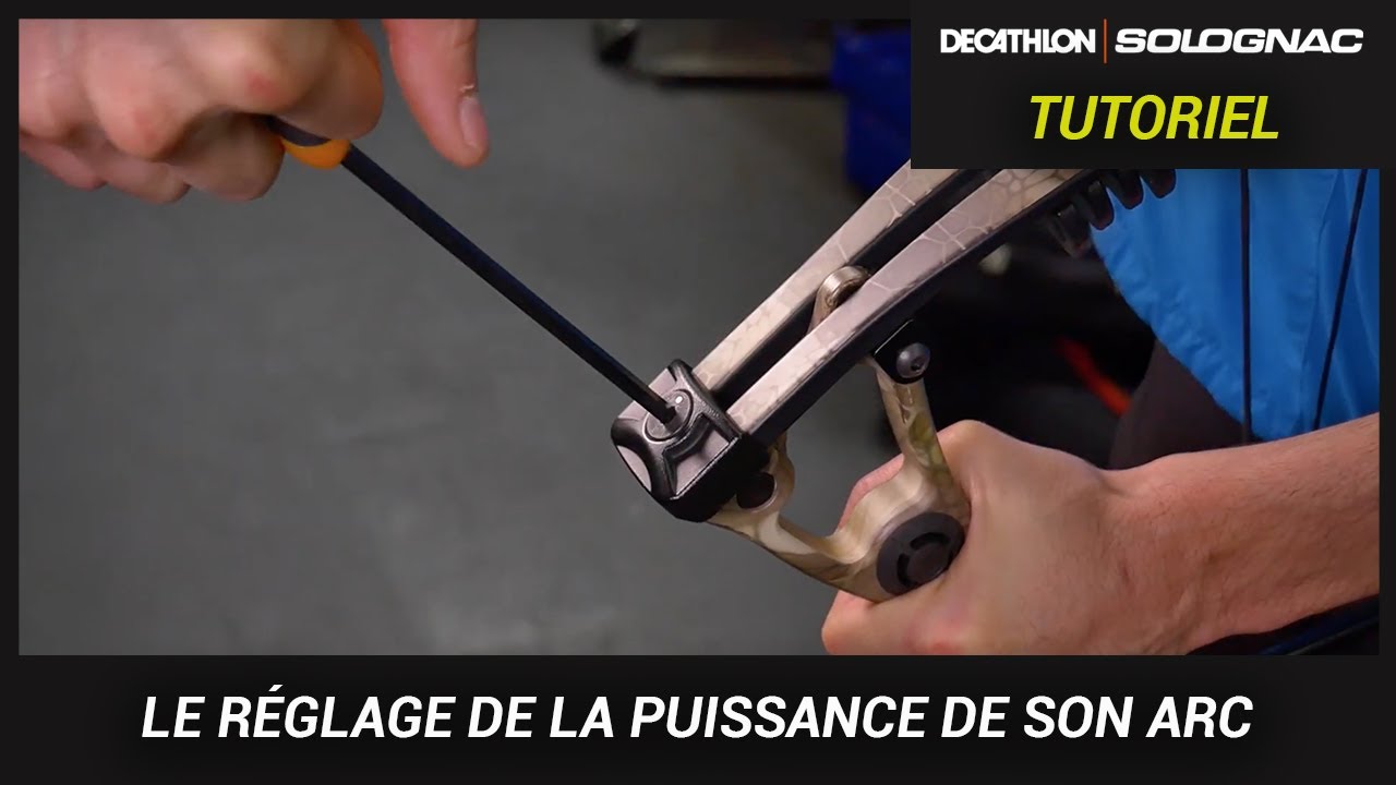 R&Eacute;GLER LA PUISSANCE DE SON ARC DE CHASSE