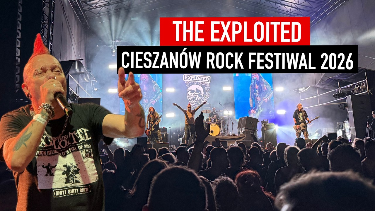 The Exploited, Farben Lehre, Leniwiec i Koniec Świata na Cieszan&oacute;w Rock Festiwal 2026 | relacja