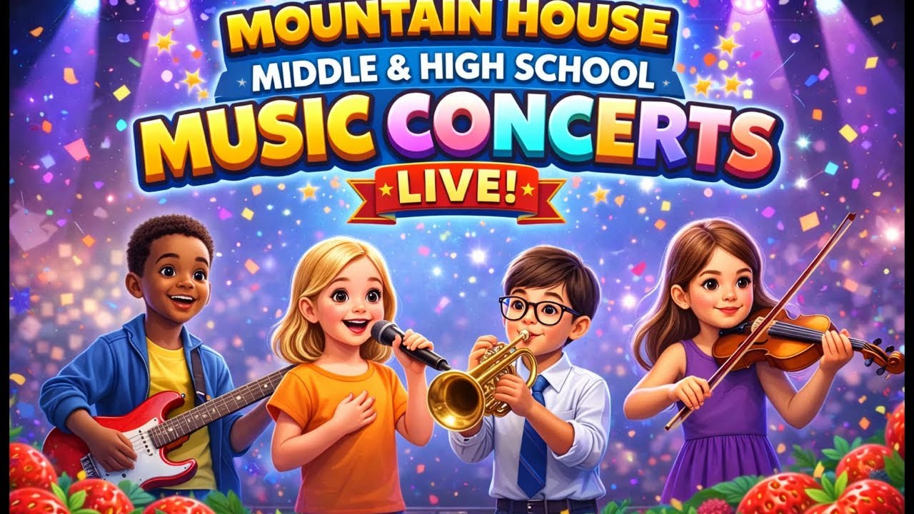 Mountain House Middle and High School Music 🎶 Concert part4 | Mountain House High School