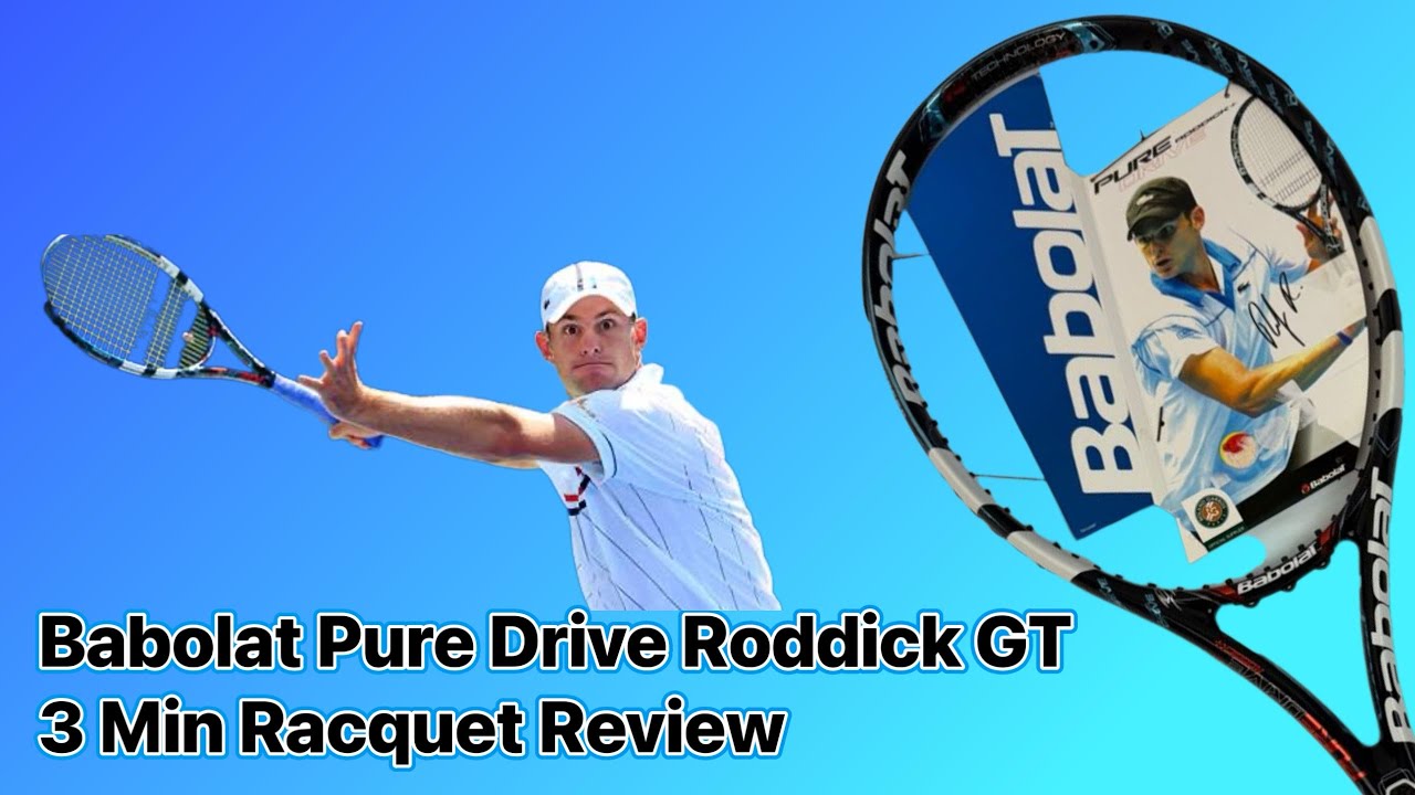 Babolat Pure Drive Roddick GT Standard 2012 - 3 Minute Racquet Review